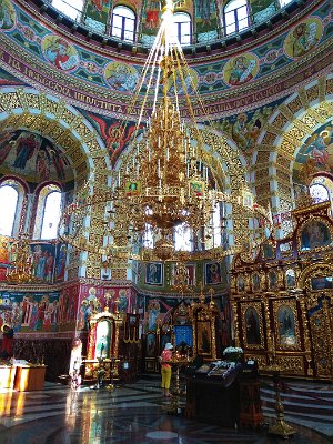 Vnitřní výzdoba soboru sv. Nikolaja (Chrámu sv. Mikuláše)